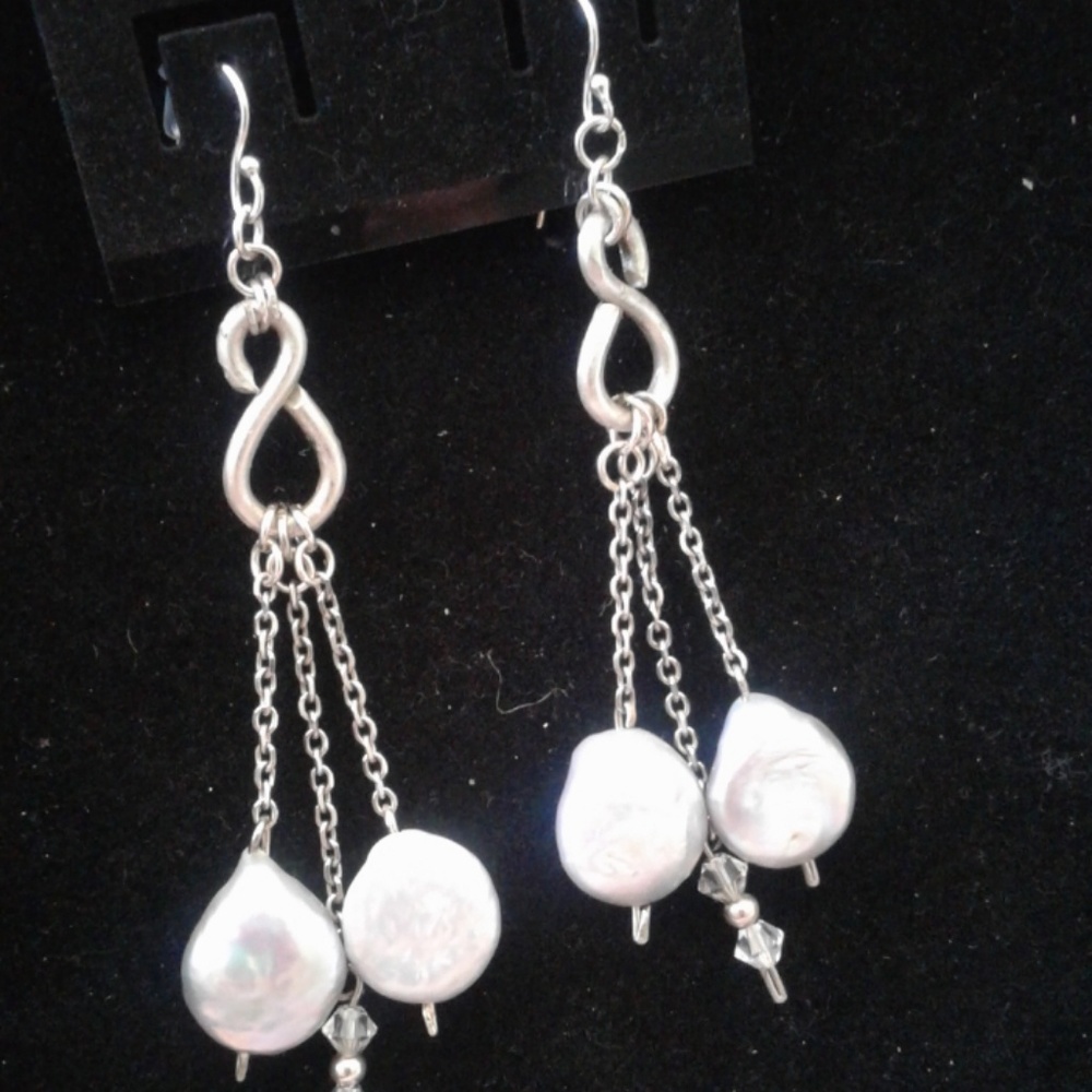 Long dangle earrings